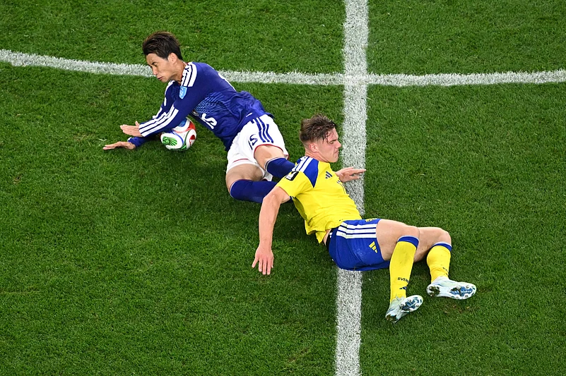 Japan vs Sweden FIFA World Cup 2026 Group F Daichi Kamada and Viktor Gyokeres In action AP Photo