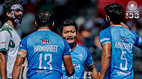 X/Hockey India : India beat Pakistan in last their last match of the FIH Men's Pro Hockey League in London on Friday, June 26.