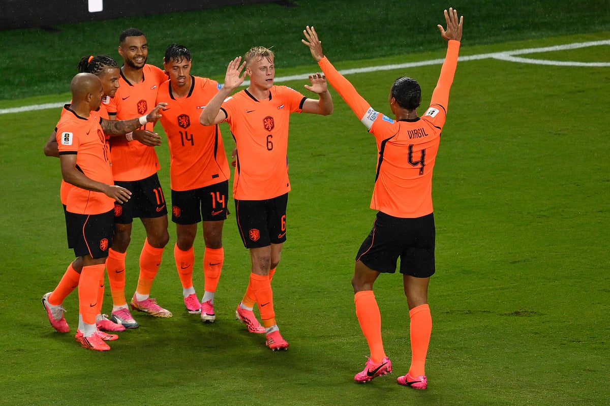 Tunisia vs Netherlands FIFA World Cup 2026 Group F Jan Paul van Hecke Celeb AP Photo