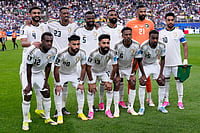 FIFA World Cup 2026: Saudi Arabia, Qatar Failings Show Money Cannot Buy Success (AP Photo/David J. Phillip) : Saudi Arabia starting players pose for a group photo prior to a World Cup Group H soccer match between Cape Verde and Saudi Arabia in Houston, Friday, June 26, 2026.