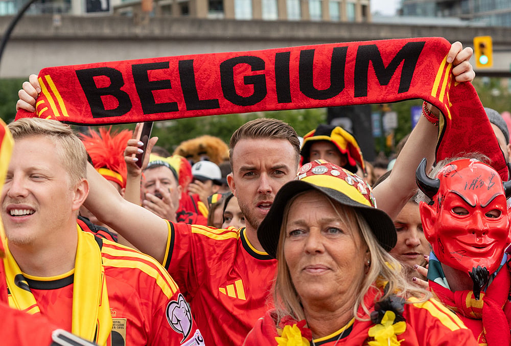 Belgium vs New Zealand FIFA World Cup 2026 Soccer highlights-Belgium fans 