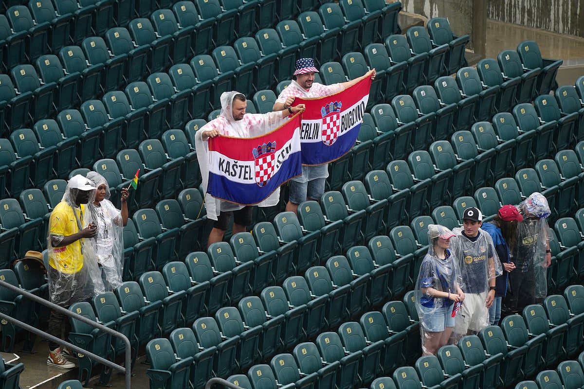 Croatia Vs Ghana, FIFA World Cup 2026 Group L Philadelphia Stadium Rain AP Photo