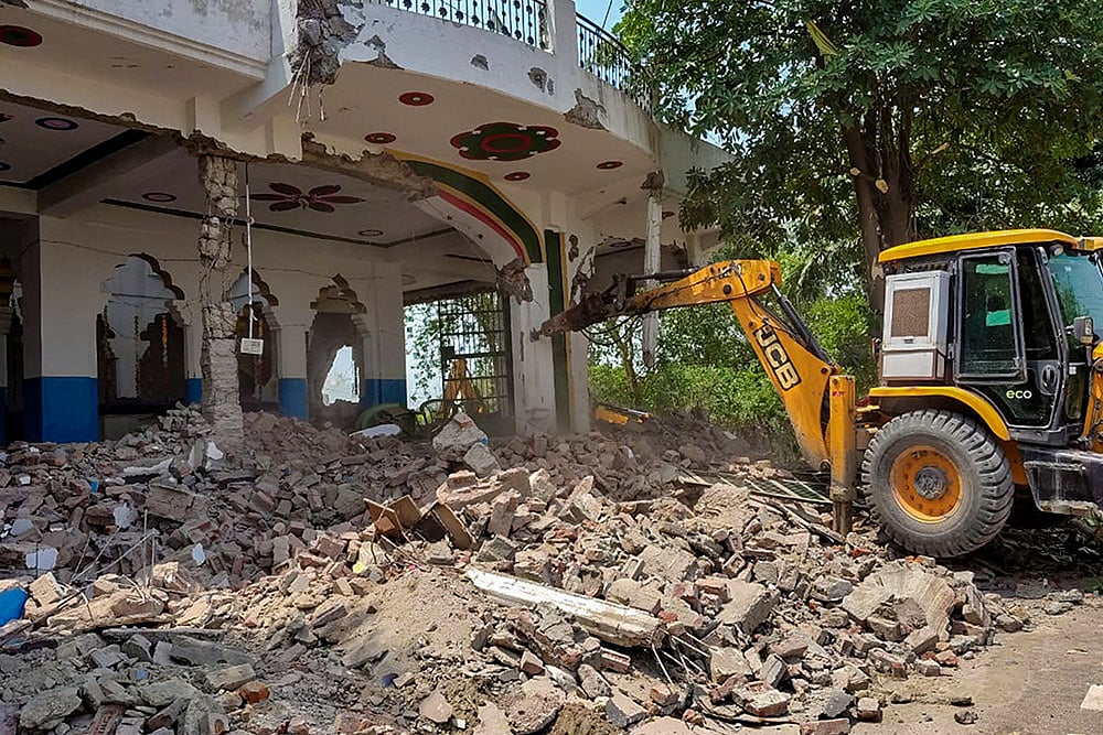 Demolition drive in Ghaziabad