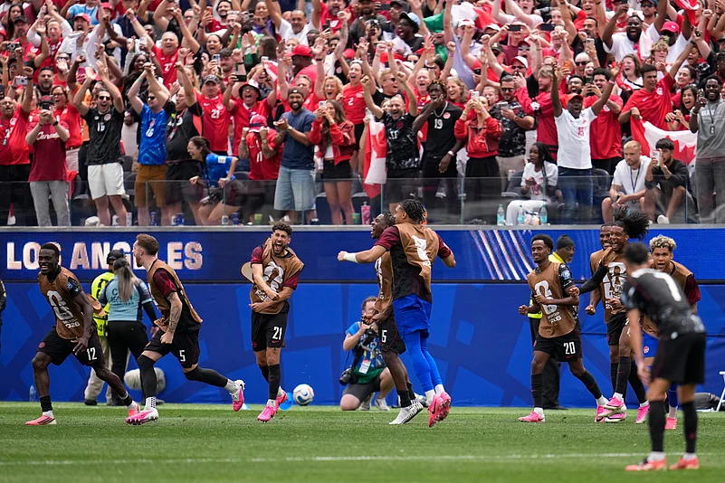 South Africa vs Canada FIFA World Cup 2026 Round of 32 Stephen Eustaquio Goal AP Photo