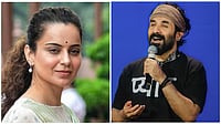 Kangana Ranaut Reacts After Vir Das Calls Revolver Rani Kissing Scene Injury Rumour ‘Pure Fiction’ X : Kangana Ranaut Reacts After Vir Das Denies Revolver Rani Rumours