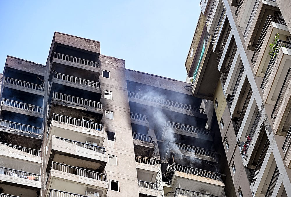 Fire incident in Noida