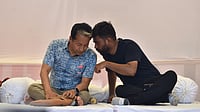 Rushikesh More : Sonam Wangchuk (L) and Abhijeet Dipke (R) at the protest