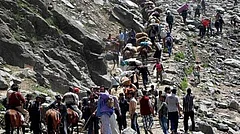 J-K: Senior Officials Join Amarnath Yatra Dry Run to Review Arrangements - null