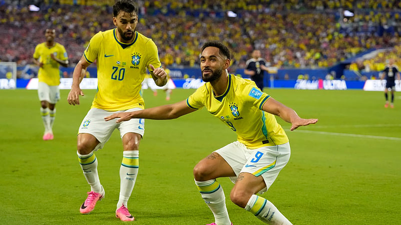 Scotland Vs Brazil FIFA World Cup 2026 Group C Matheus Cunha Celebs AP Photo