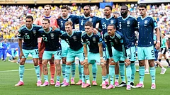 Germany players pose for a team photo before the World Cup Group E soccer match between Ecuador and Germany in East Rutherford, N.J., near New York, Thursday, June 25, 2026. - (AP Photo/Frank Franklin II)