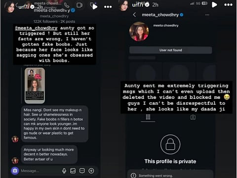 Uorfi shares some disturbing messages