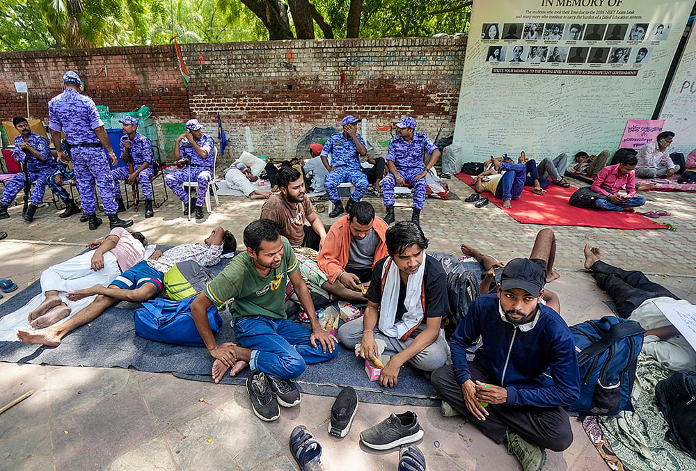 CJP protest at Jantar Mantar