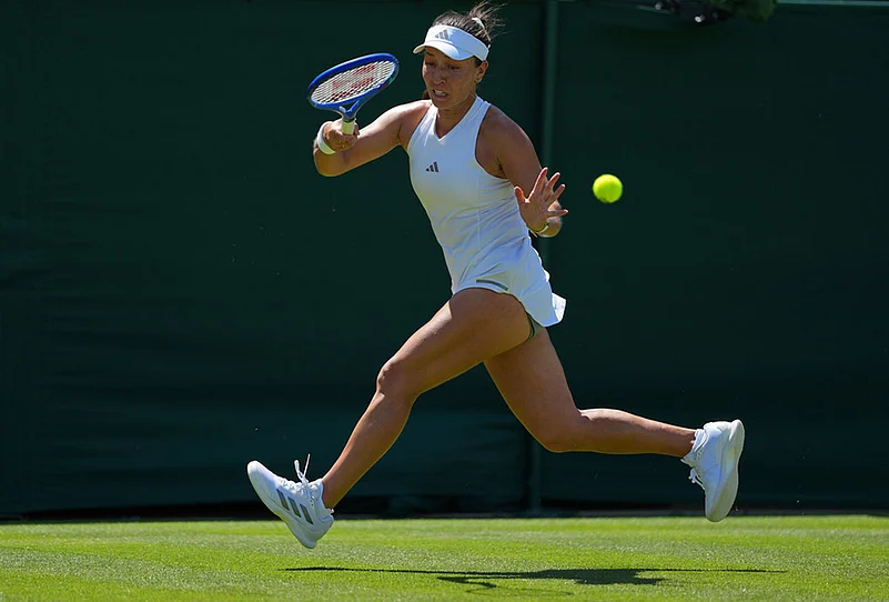 Britain Wimbledon Tennis day 1 womens singles highlights-Jessica Pegula