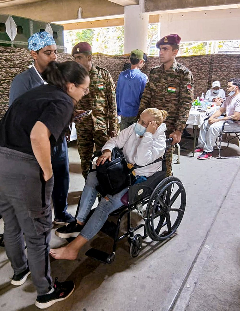 Venezuela earthquake Medical aid to people