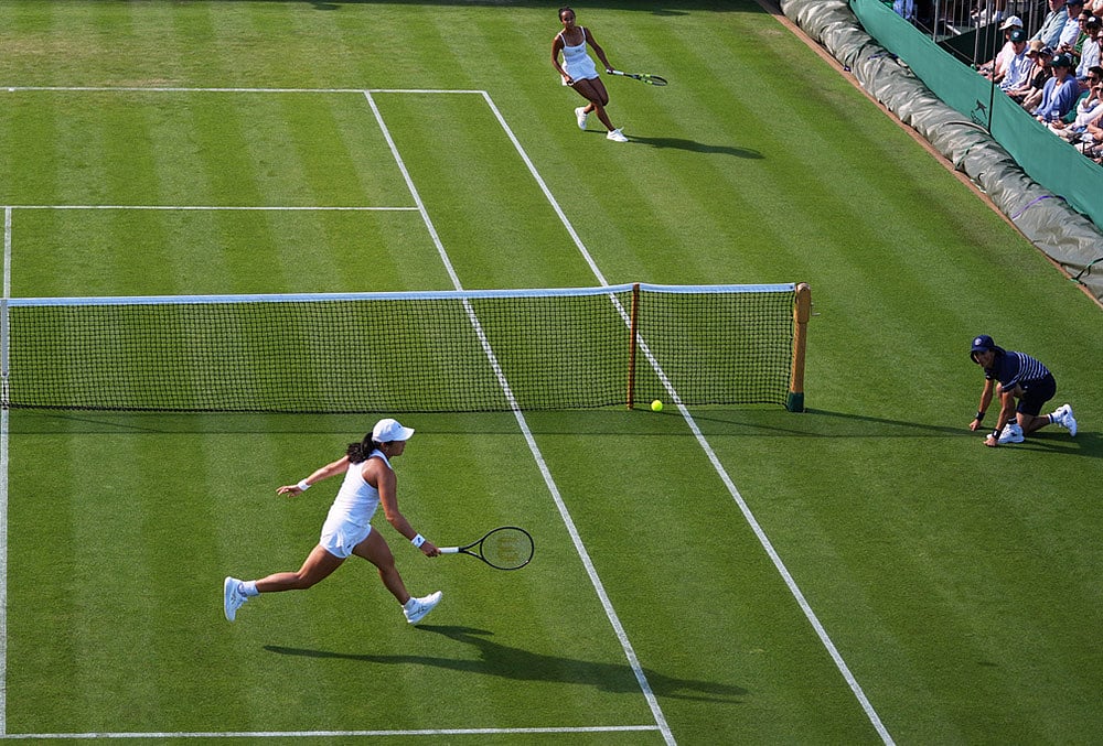Britain Wimbledon Tennis day 1 womens singles highlights-Janice Tjen of Indonesia