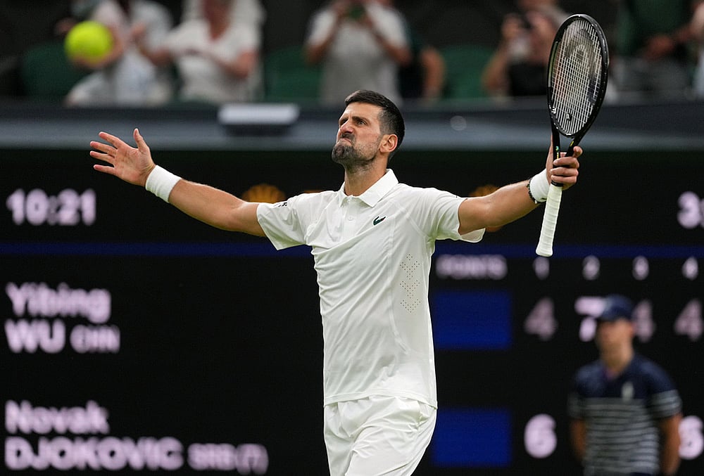 Britain Wimbledon Tennis Championships 2026 highlights-Novak Djokovic