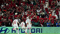 Netherlands 1-1 Morocco LIVE Score, FIFA World Cup: Atlas Lions Stun Oranje 3-2 On Penalties To Reach Round Of 16 (AP Photo/Dolores Ochoa) : Morocco's Issa Diop (14) celebrates his side's first goal with teammates during the World Cup round of 32 soccer match between the Netherlands and Morocco in Guadalupe, near Monterrey, Mexico, Monday, June 29, 2026.