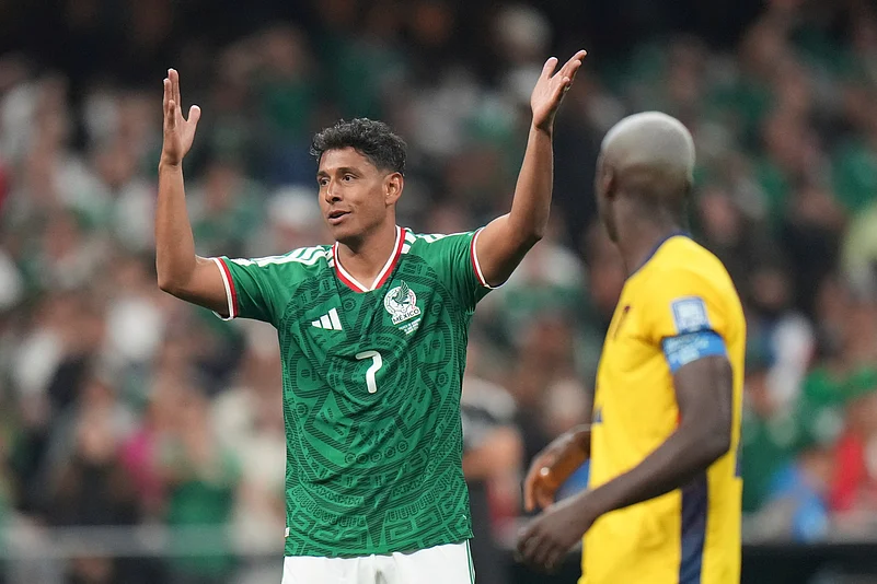 Mexico vs Ecuador, FIFA World Cup 2026 Rd 32 Luis Romo Reacts AP Photo