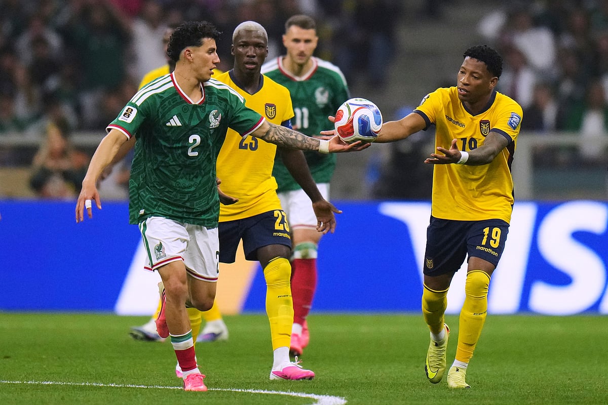 Mexico vs Ecuador, FIFA World Cup 2026 Rd 32 Jorge Sanchez and Gonzalo Plata AP Photo
