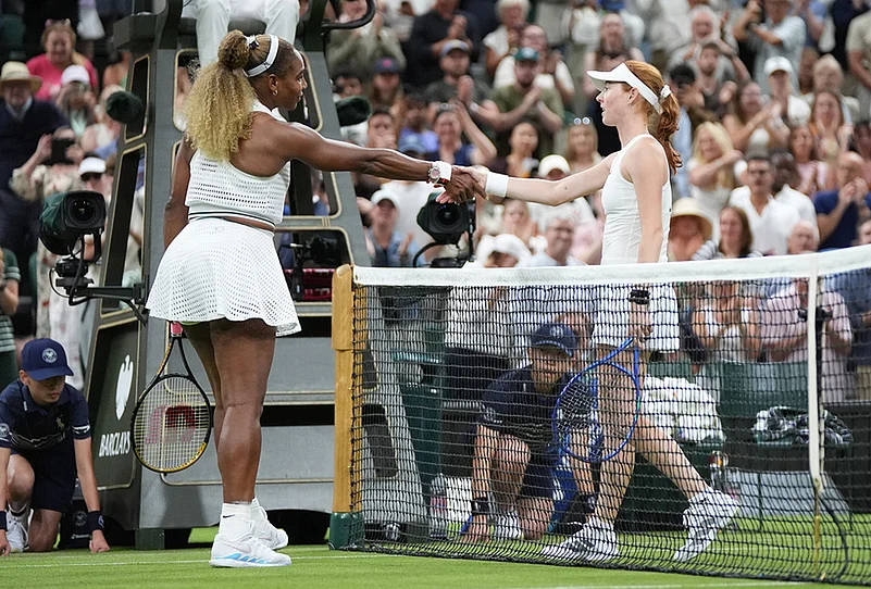 Maya Joint vs Serena Williams Wimbledon 2026 highlights