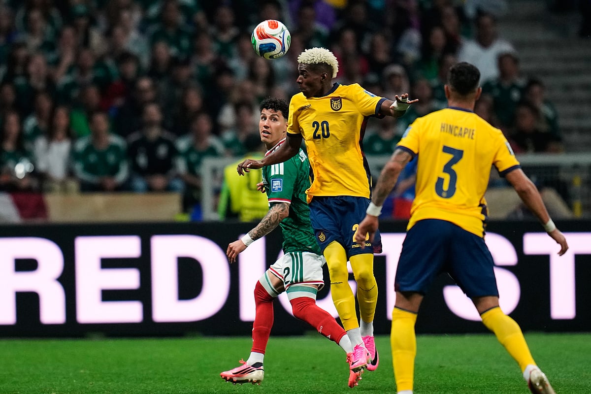Mexico vs Ecuador, FIFA World Cup 2026 Rd 32 Nilson Angulo and Jorge Sanchez AP Photo