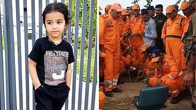 Four-Year-Old Boy Pulled Out Dead from Borewell in Haryana - null