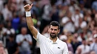 GETTY IMAGES : Three consecutive set wins for Novak Djokovic on the centre court to win against Stefanos Tsitsipas for the 12th straight time in a row
