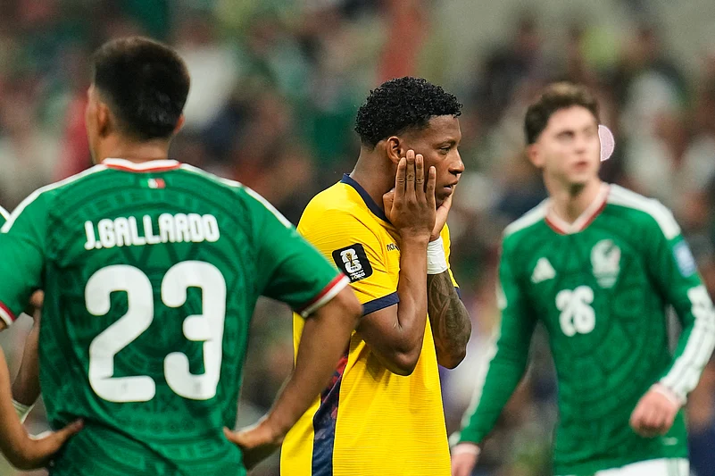 Mexico vs Ecuador, FIFA World Cup 2026 Rd 32 Gonzalo Plata Reacts AP Photo