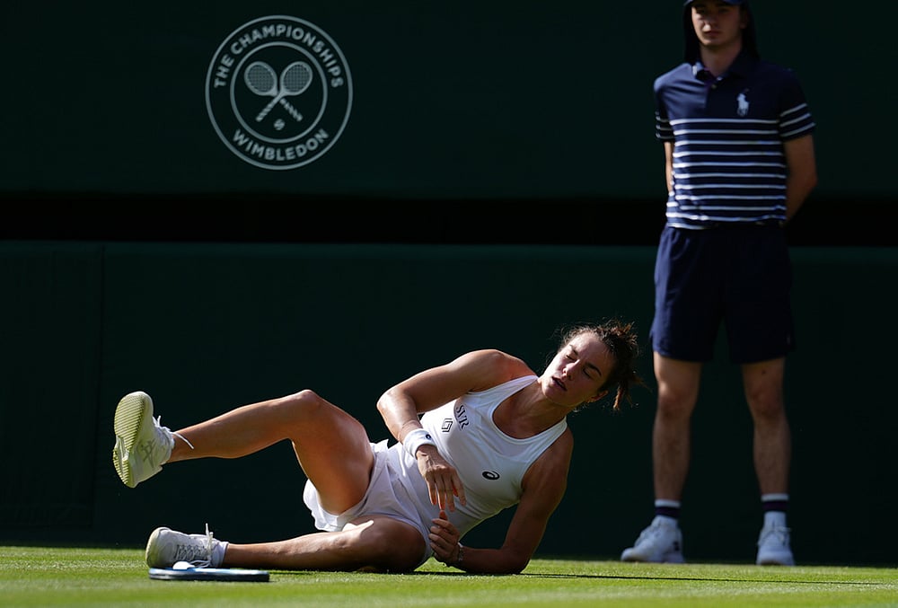 Lois Boisson Wimbledon tennis highlights