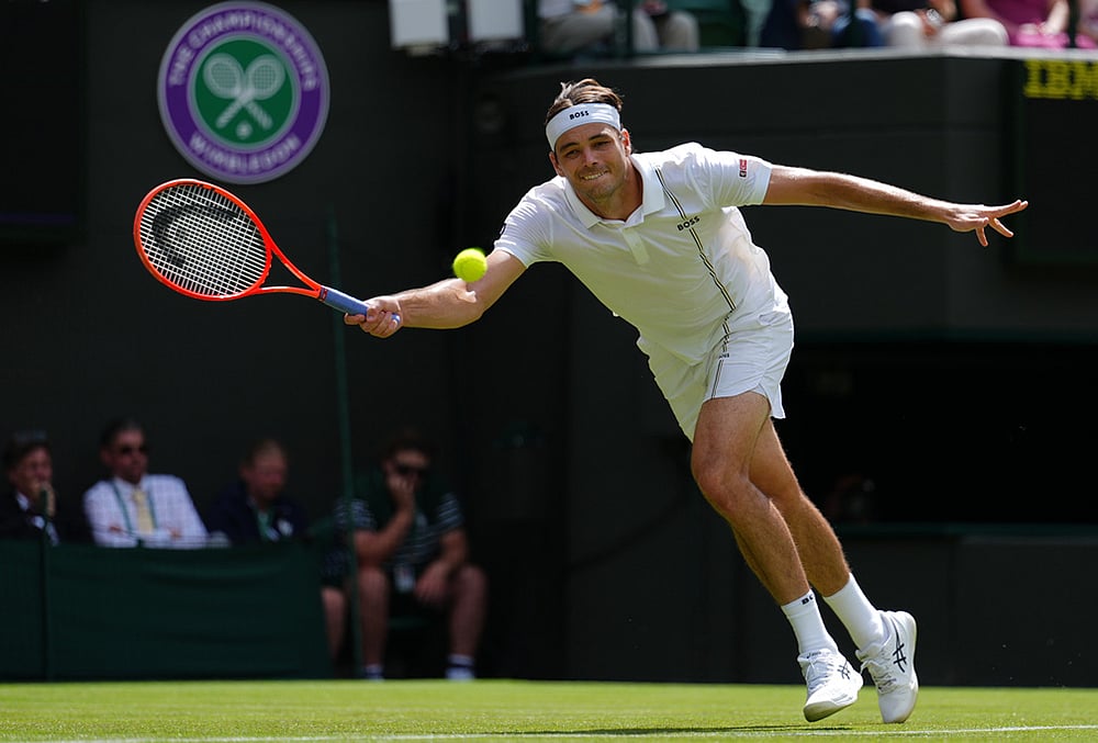 Taylor Fritz Vs Dusan Lajovic Wimbledon tennis 2026