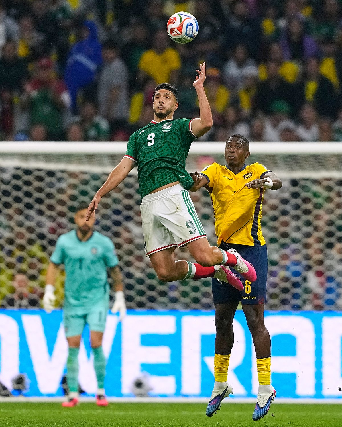 Mexico vs Ecuador, FIFA World Cup 2026 Rd 32 Raul Jimenez and Willian Pacho AP Photo