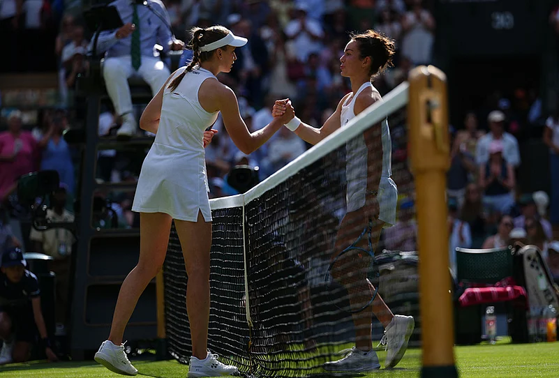 Elena Rybakina Vs Lois Boisson Wimbledon 2026 tennis