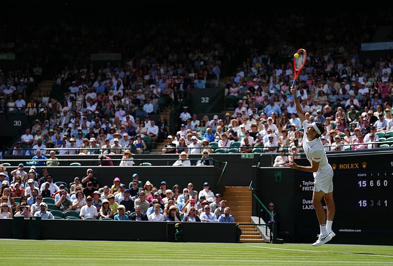 Taylor Fritz Vs Dusan Lajovic Wimbledon
