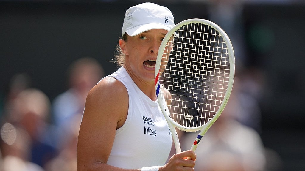 Poland's Iga Swiatek will take on Czechia Karolina Pliskova in the second round of Wimbledon 2026 at the All England Lawn Tennis and Croquet Club, London on Thursday, July 2. - AP Photo/Maja Smiejkowska