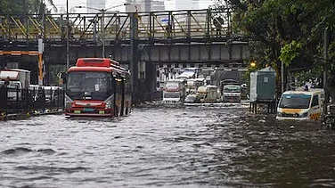 Heavy Showers Flood Parts of Mumbai, Slow Road Traffic and Trains