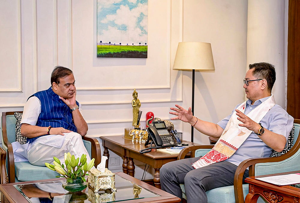 Rijiju-Himanta meeting