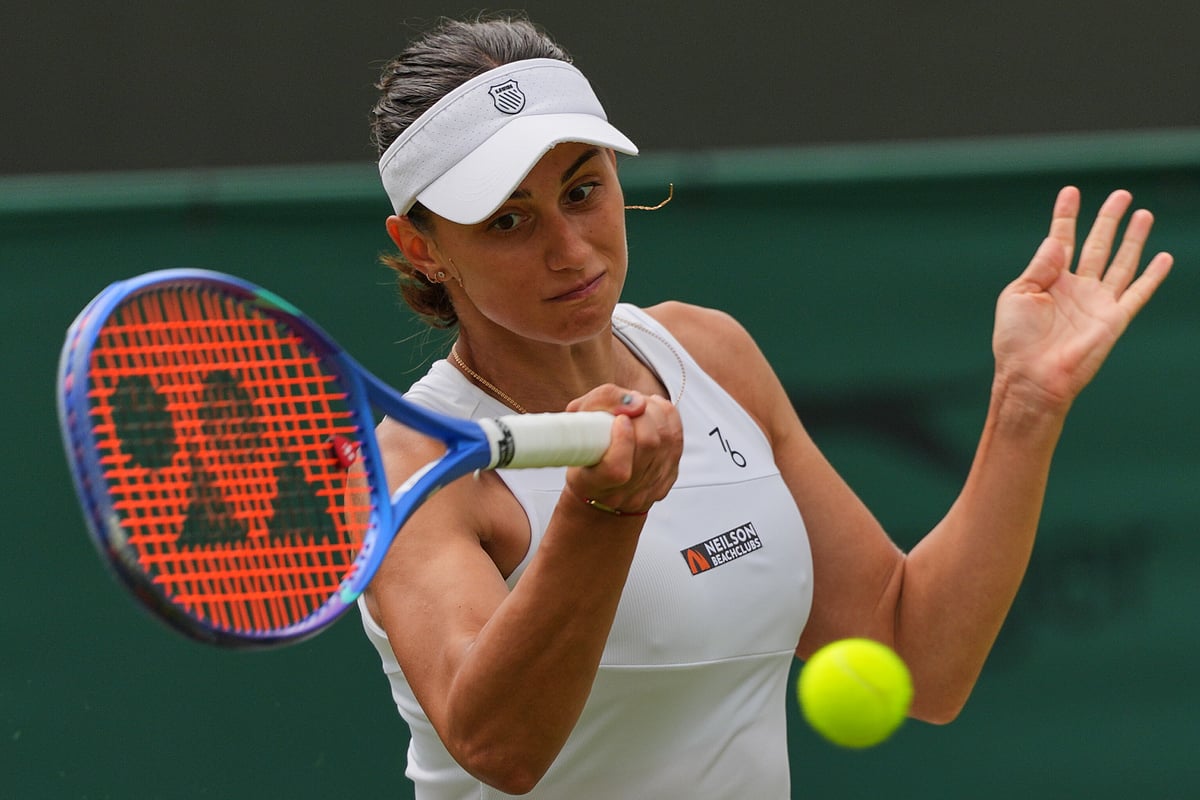 Naomi Osaka Vs Anastasia Gasanova Wimbledon 2026 Gasanova returns AP photo