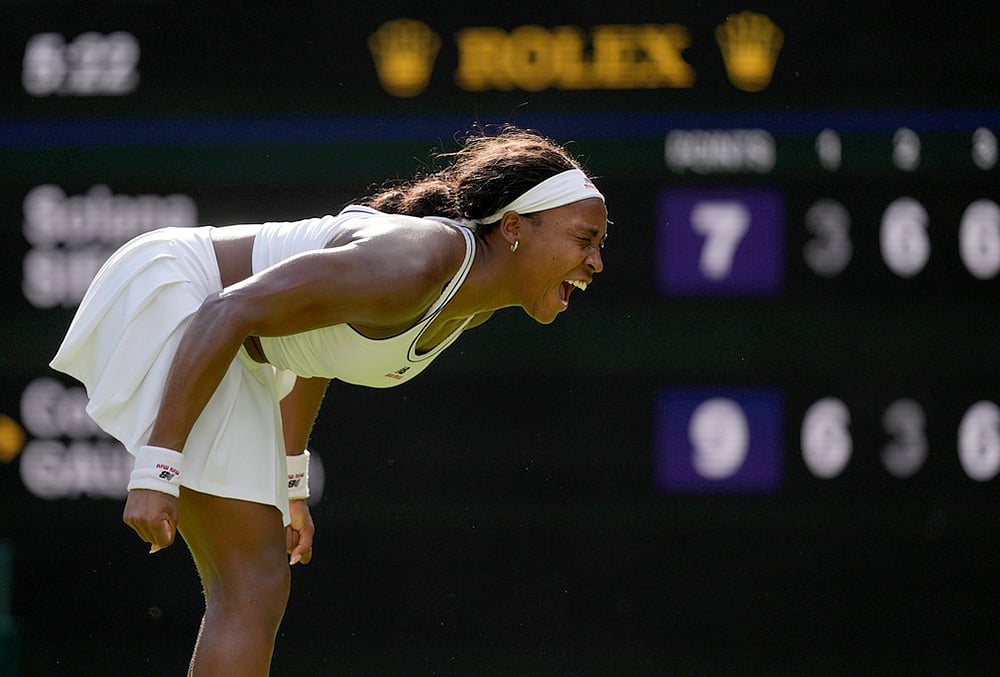 Coco Gauff 2026 wimbledon tennis highlights