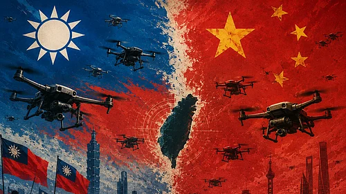 AI Generated : Taiwans Drone Push