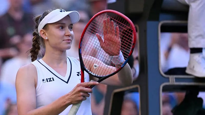 Elena Rybakina completely owned the match with consecutive set wins - REUTERS