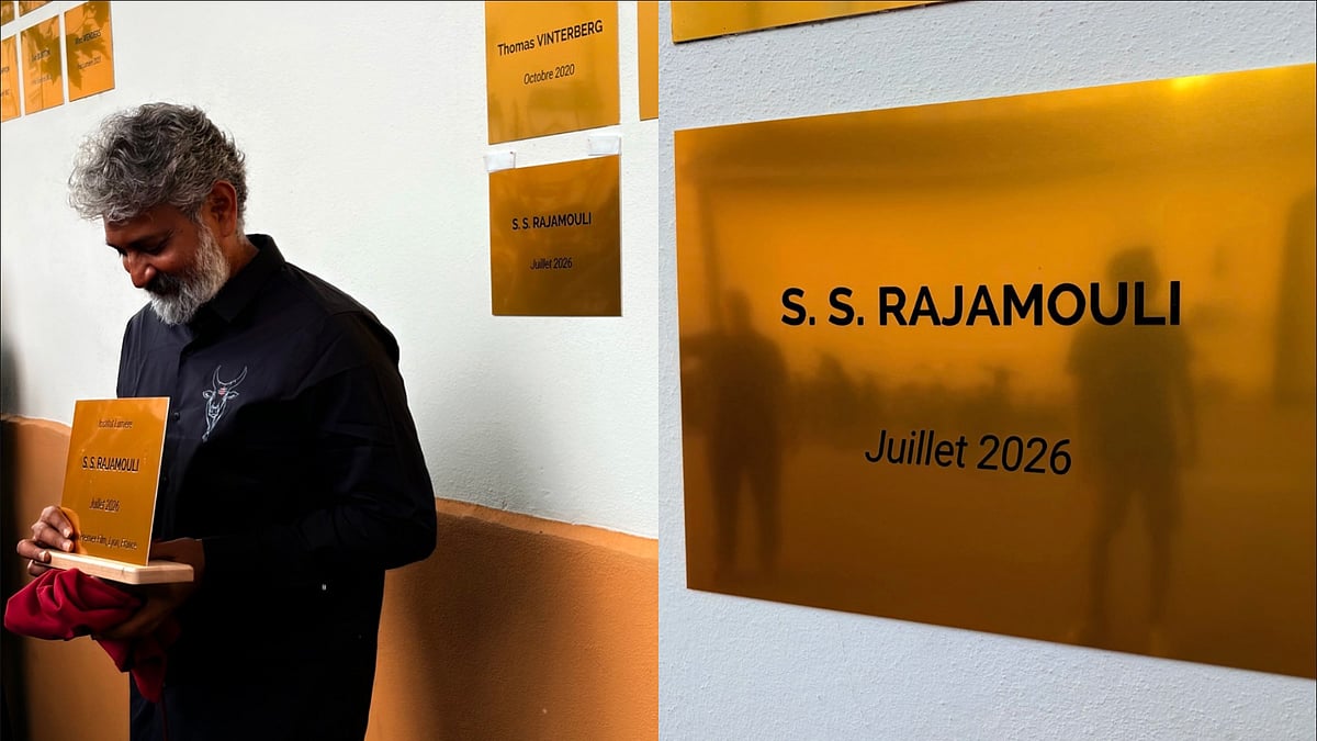 SS Rajamouli honoured at France's Institut Lumière - X