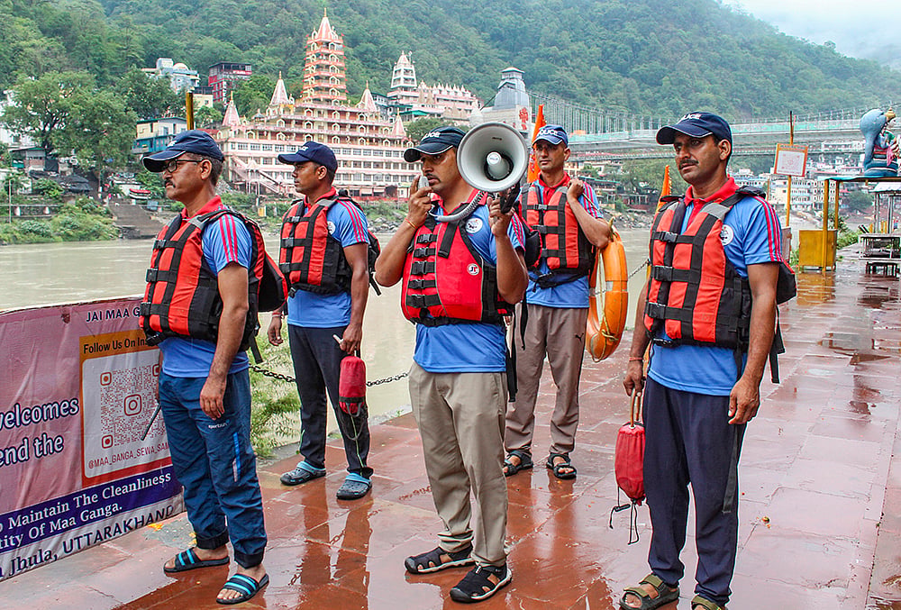 River safety mock drill ahead of monsoon in Rishikesh