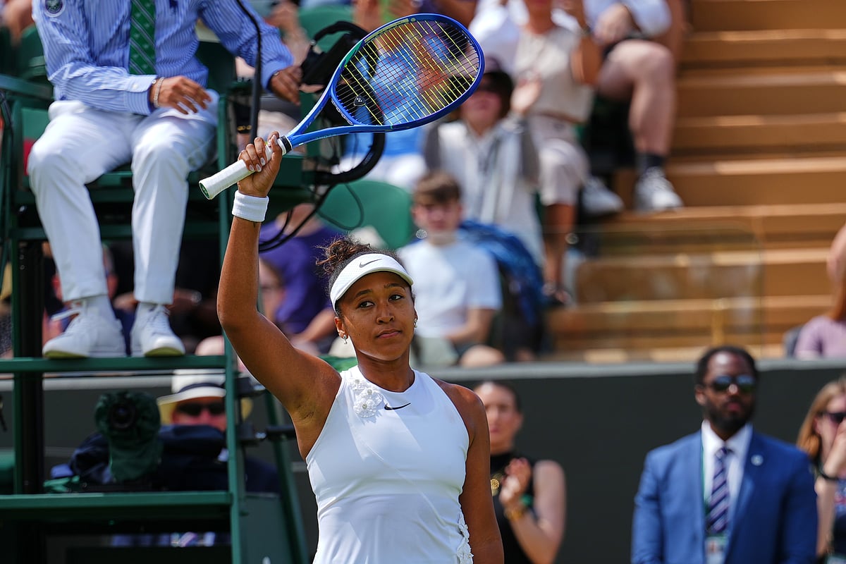 Naomi Osaka Vs Anastasia Gasanova Wimbledon 2026 Naomi Celebs AP photo