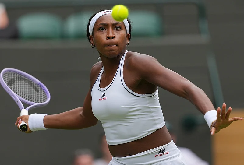 Coco Gauff wimbledon tennis photo