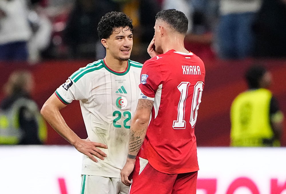 Switzerland Vs Algeria World Cup Soccer round of 32 match highlights-Granit Xhaka