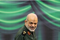 IMAGO / Pacific Press Agency : Iran: Sixth Anniversary of Qassem Soleimani’s Killing Marked Brigadier General Ahmad Vahidi, deputy commander of Iran’s Islamic Revolutionary Guard Corps (IRGC), arrives at the sixth anniversary of Qassem Soleimani’s killing at Tehran’s Musalla, Thursday, Jan. 1, 2026. Qassem Soleimani, the former commander of the Quds Force of the IRGC, was killed in 2020 in a U.S. missile strike in Iraq. Tehran Tehran Iran Copyright: SobhanxFarajvan