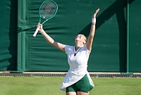 An American Thriller On No. 2 Court: See How Anisimova Survived Kenin's Spirited Comeback | Photo: AP/Brian Inganga : Amanda Anisimova of the United States celebrates her victory against Sofia Kenin of the United States in their second round women's singles match at the Wimbledon Tennis Championships in London, Thursday, July 2, 2026.