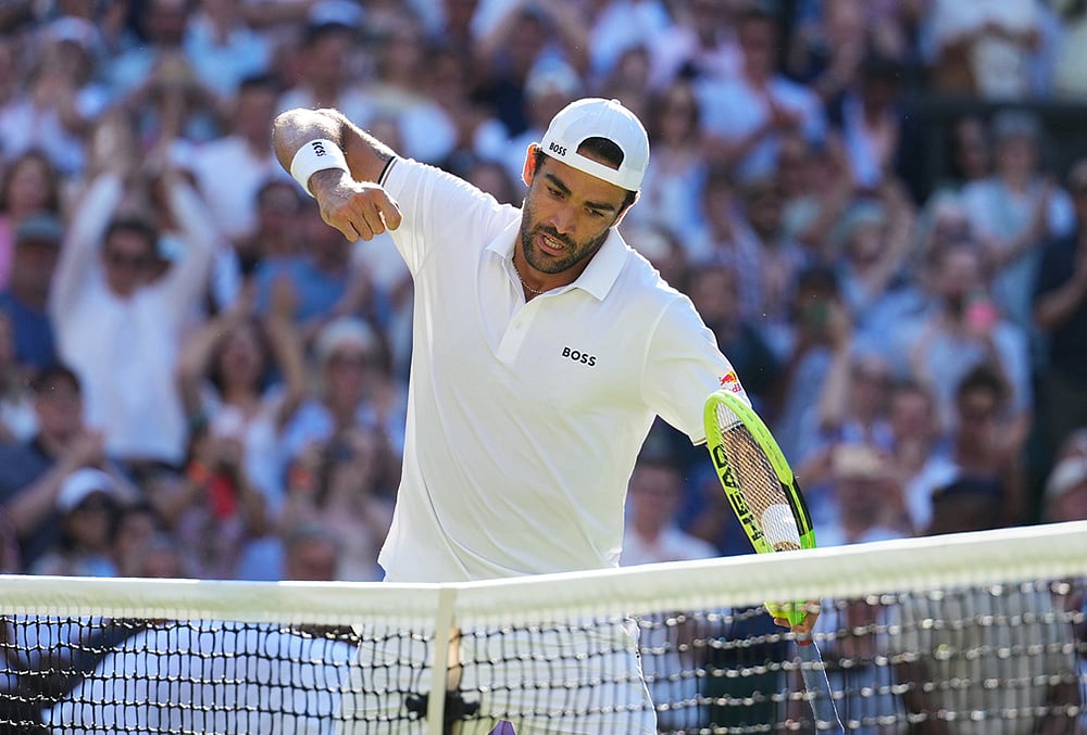Matteo Berrettini Vs Arthur Fils Wimbledon Day 4 highlights