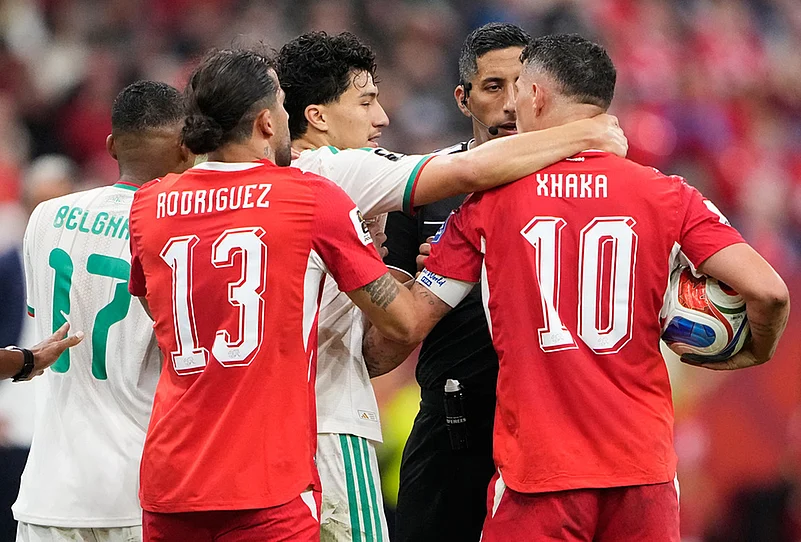 Switzerland Vs Algeria World Cup Soccer round of 32 match highlights-Ibrahim Maza