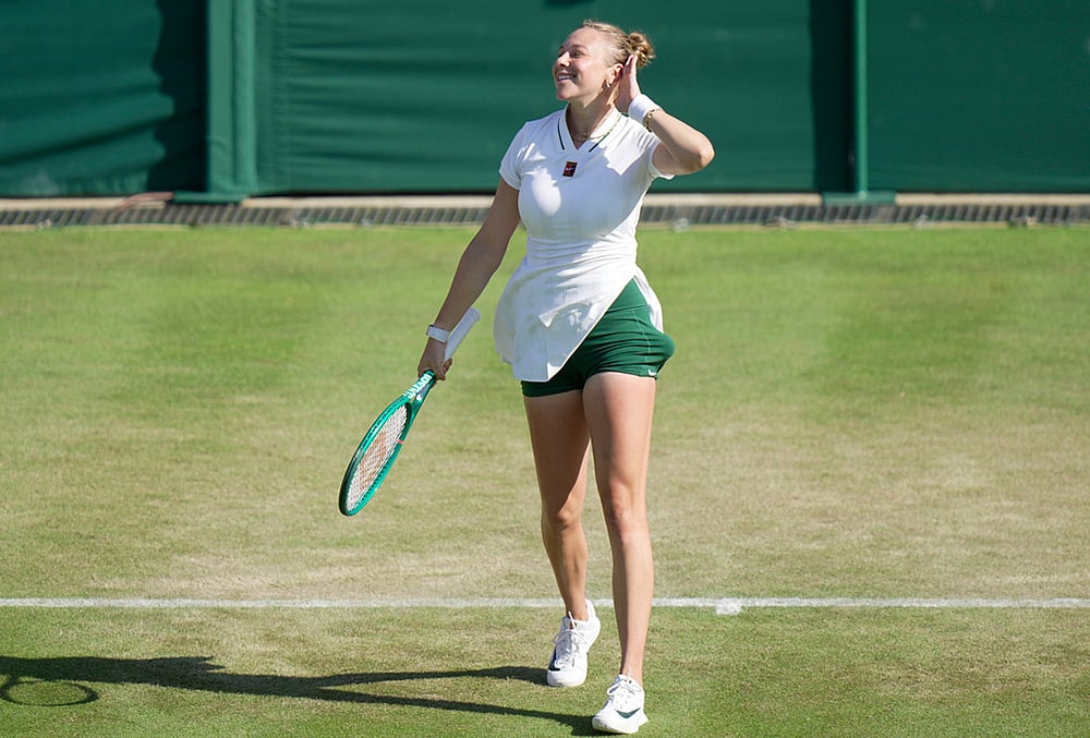Amanda Anisimova Vs Sofia Kenin wimbledon tennis highlights-